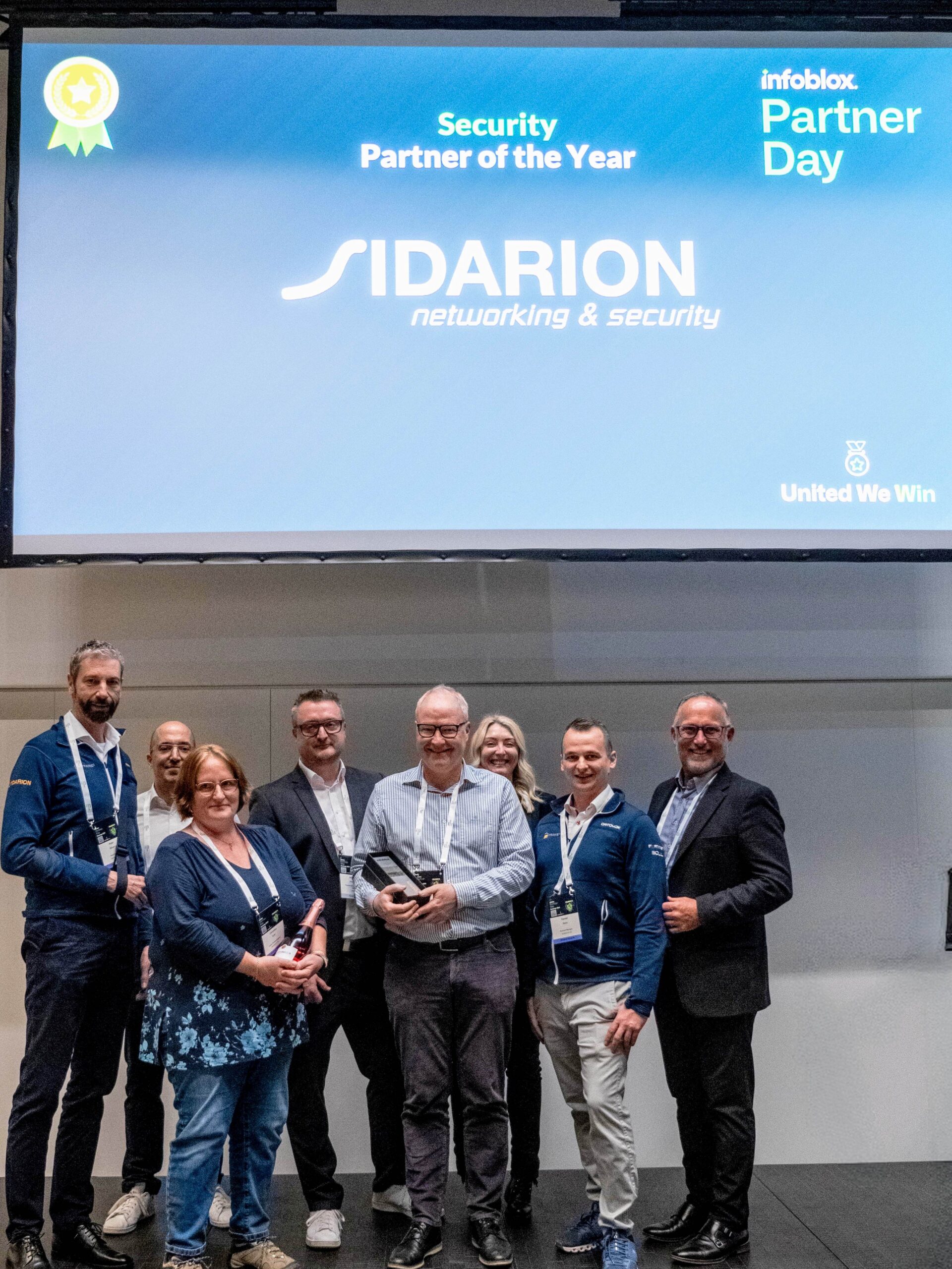 Awardverleihung Security Partner of the Year 2024 von Infoblox
