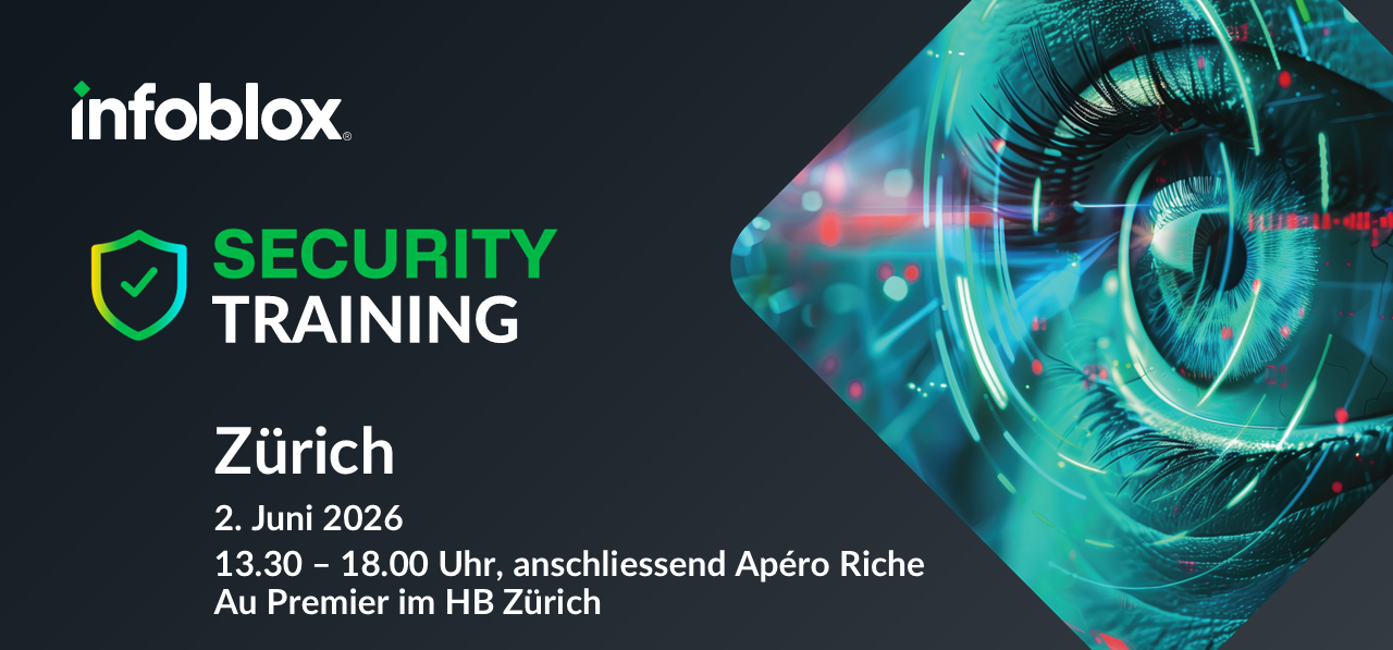 Infoblox Security Training 2. Juni 2026 Zürich